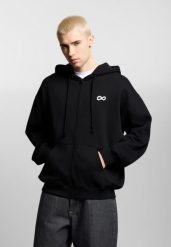 Bluza sportowa męska Prosto Infinity z kapturem. Czarne bluzy z kapturem Prosto., m, bez wzorów, z bawełny, z kapturem. Za 334.99 zł.