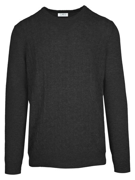 Malo Optimum Sweter w kolorze antracytowym rozmiar: XL. Czarne swetry nierozpinane Malo Optimum, xl, bez wzorów, z kaszmiru, bez kołnierzyka, bez ramiączek. Za 361.99 zł.