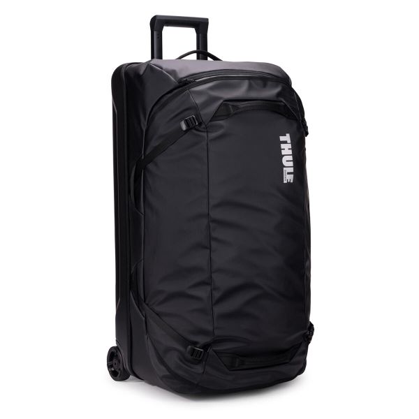 Walizka podróżna Thule Chasm Wheeled Duffel 110 L. Czarne walizki Thule, bez wzorów. Za 1,228.49 zł.