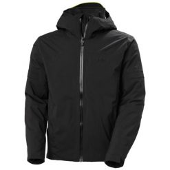 Kurtka narciarska Helly Hansen Courchevel. Czarne kurtki narciarskie i snowboardowe Helly Hansen, m, bez wzorów, narciarskie. Za 1,640.00 zł.