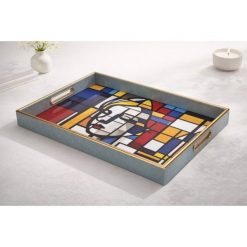 Taca dekoracyjna 45x32x4 cm Witraż Pop Art 172012. Perfumy męskie Art-Pol. Za 88.00 zł.