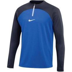 Bluza męska Nike NK Dri-FIT Academy Drill Top K. Niebieskie bluzy Nike, m, bez wzorów, z materiału, bez kaptura. Za 154.99 zł.