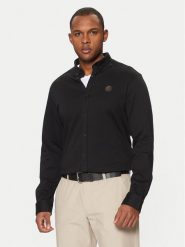 BOSS Koszula 50533163 Czarny Regular Fit. Czarne koszule Boss, l, bez wzorów, z bawełny, bez kołnierzyka, bez ramiączek. Za 419.99 zł.
