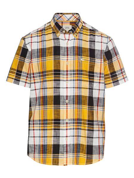Camel Active Koszula - Regular fit - w kolorze żółtym rozmiar: XXL. Żółte koszule Camel Active, xxl, bez wzorów, z bawełny, bez kołnierzyka, bez ramiączek. Za 129.95 zł.