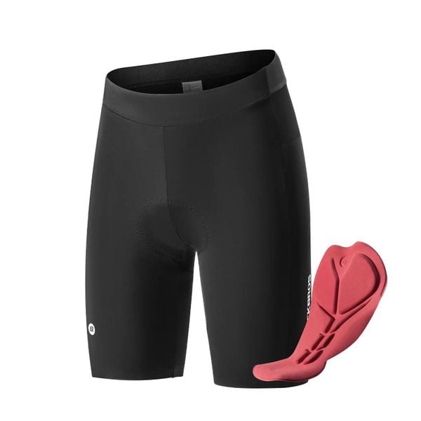 Męskie spodenki rowerowe z wkładką 3D ROCKBROS. Czarne spodenki rowerowe ROCKBROS, l, bez wzorów, z elastanu, na fitness i siłownię. Za 165.44 zł.