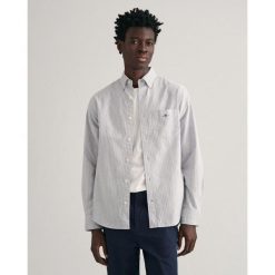 Koszula z długim rękawem Gant Classic Oxford stripe. Białe koszule GANT, m, bez wzorów, ze skóry, bez kołnierzyka, bez ramiączek. Za 493.50 zł.