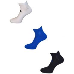 Skarpetki Tripack Kappa Micro Recycle 99890459 Biały/Niebieski/Czarny 39-42. Czarne skarpety Kappa, bez wzorów, z elastanu. Za 154.99 zł.