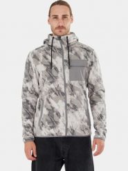 Bluza Polarowa Męska Fundango Nestor. Szare bluzy z kapturem Fundango, m, bez wzorów, z materiału, z kapturem. Za 179.00 zł.