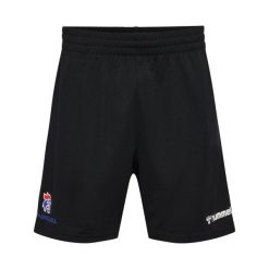 Spodenki sędziowskie Hummel FFHB. Czarne krótkie spodenki sportowe Hummel, l, bez wzorów, z poliamidu. Za 194.00 zł.