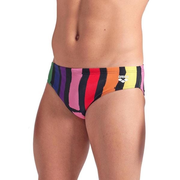 Majtki Arena Let It Beat - Czarne Wielokolorowe / Czarne - Rozmiar 26. Czarne odzież kąpielowa Arena, m, bez wzorów, sportowe. Za 1,234.33 zł.