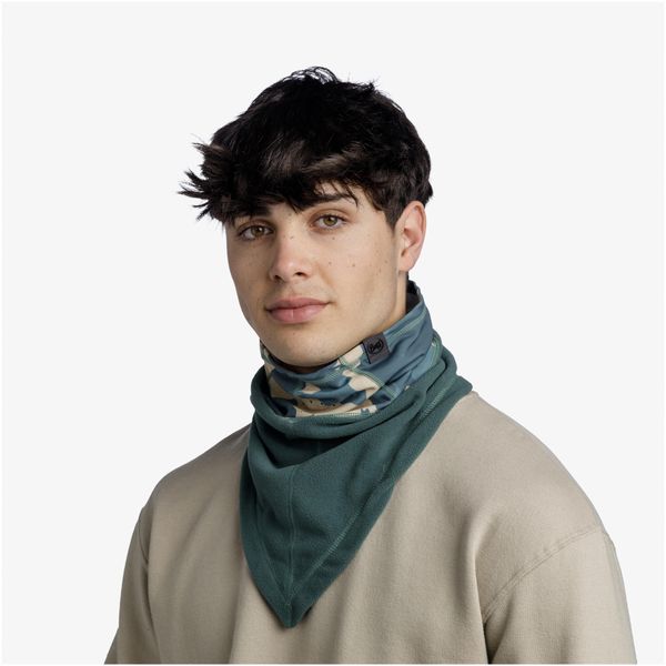 Komin na szyję BUFF Mountain Emre. Żółte szaliki Buff, bez wzorów, z elastanu. Za 129.99 zł.
