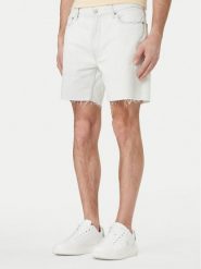 Calvin Klein Jeans Szorty jeansowe Classic LV04RF787G Écru Regular Fit. Szorty Calvin Klein Jeans, m, bez wzorów, z bawełny. Za 329.99 zł.