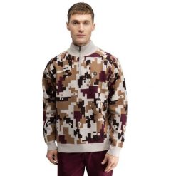 Męski sweter golfowy Siroko Fade Sand. Brązowe golfy SIROKO, m, bez wzorów, z materiału, bez ramiączek. Za 297.00 zł.