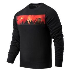 Bluza męska EXTREME HOBBY ULTRAS FLARE. Czarne bluzy EXTREME HOBBY, m, bez wzorów, z bawełny, bez kaptura. Za 229.00 zł.