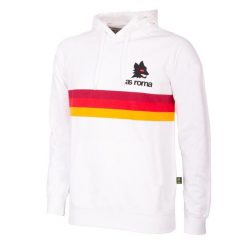 Bluza z kapturem dla dorosłych Listy AS Roma - Biały. Białe bluzy z kapturem COPA FOOTBALL, m, bez wzorów, z kapturem. Za 340.78 zł.