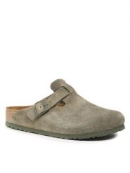 Birkenstock Klapki Boston 1024721 Zielony. Zielone klapki Birkenstock, ze skóry. Za 679.99 zł.