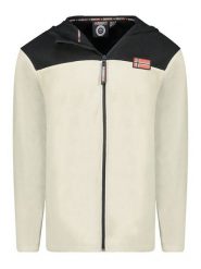 Geographical Norway Kurtka polarowa "Uniclerc" w kolorze jasnozielonym rozmiar: 3XL. Zielone kurtki Geographical Norway, xl, bez wzorów, z polaru, bez kaptura. Za 79.03 zł.
