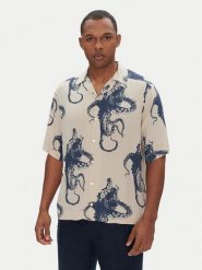 BOSS Koszula Lapisy_M 50538280 Beżowy Relaxed Fit. Brązowe koszule Boss, m, bez wzorów, z wiskozy, bez kołnierzyka, bez ramiączek. Za 429.99 zł.