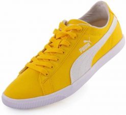 Puma Glyde Low tenisówki tekstylne żółte. Żółte trampki Puma, bez wzorów, bez zapięcia. Za 254.99 zł.