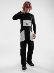 Siroko Spodnie narciarskie "B1" w kolorze szaro-czarnym rozmiar: L. Czarne spodnie narciarskie i snowboardowe SIROKO, l, bez wzorów, narciarskie. Za 240.99 zł.