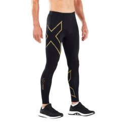 Legginsy kompresyjne 2XU Light Speed. Czarne bielizna termoaktywna 2XU, m, bez wzorów, do biegania. Za 667.50 zł.