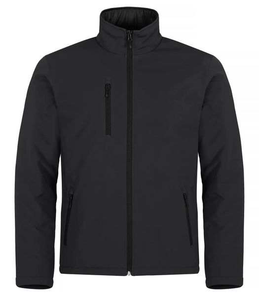 Clique Ocieplana kurtka softshell czarna męska – Black. Czarne kurtki CLIQUE, m, bez wzorów, z polaru, bez kaptura. Za 307.40 zł.