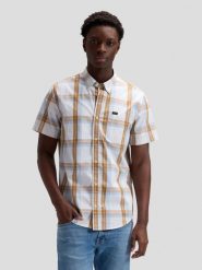MESKA KOSZULA LEE BUTTON DOWN SS SAFARI HALOGEN P 112376533. Koszule Lee, xl, bez wzorów, bez kołnierzyka, bez ramiączek. Za 99.99 zł.