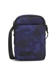 Sprandi Saszetka SPR-R-011-05 Granatowy. Niebieskie saszetki i nerki Sprandi, bez wzorów, z materiału. Za 69.99 zł.