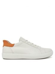 ECCO Sneakersy Soft 7 47082450104 Biały. Białe buty sportowe casual ecco, bez wzorów, ze skóry, bez zapięcia. Za 419.99 zł.