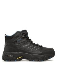 Skechers Trapery Arch Fit Dawson Raveno 204634/BLK Czarny. Czarne trapery Skechers, z materiału, bez zapięcia. Za 426.00 zł.