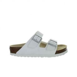 Klapki męskie Birkenstock Arizona. Białe klapki Birkenstock, z jeansu. Za 585.00 zł.