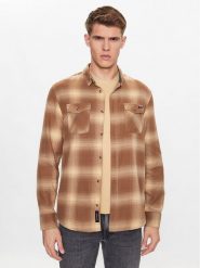 Vans Koszula Mn Monterey Iii VN0A3HL3 Różowy Classic Fit. Brązowe koszule Vans, m, bez wzorów, z bawełny, bez kołnierzyka, bez ramiączek. Za 179.99 zł.