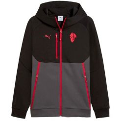 Puma Acm Pumatech Fz Hoodie Dorośli. Czarne bluzy Puma, s, bez wzorów, bez kaptura. Za 369.50 zł.
