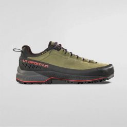 Buty trekkingowe La Sportiva TX5 Evo GTX. Zielone buty turystyczne La Sportiva, bez wzorów, z gore-texu, bez zapięcia, trekkingowe, gore-tex. Za 949.99 zł.