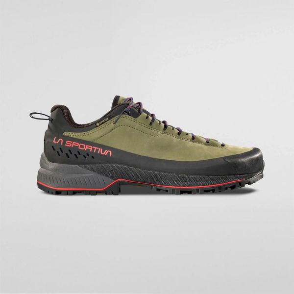 Buty trekkingowe La Sportiva TX5 Evo GTX. Zielone buty turystyczne La Sportiva, bez wzorów, z gore-texu, bez zapięcia, trekkingowe, gore-tex. Za 949.99 zł.