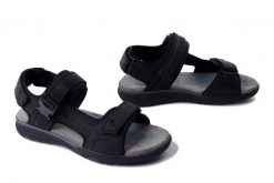 GEOX U SPHERICA U55ELB 000EK C9999 black, sandały męskie. Czarne sandały Geox, bez zapięcia. Za 300.93 zł.