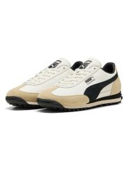 Puma Skórzane sneakersy "Easy Rider Mix" w kolorze beżowo-biało-czarnym rozmiar: 44,5. Białe buty sportowe casual Puma, bez wzorów, bez zapięcia. Za 244.95 zł.