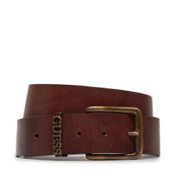 Pasek Męski Guess. Brązowe paski Guess, z aplikacjami. Za 189.99 zł.