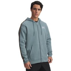 Bluza z kapturem Under Armour Icon. Brązowe bluzy z kapturem Under Armour, m, bez wzorów, z bawełny, z kapturem. Za 396.99 zł.