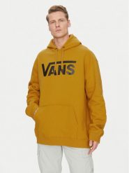 Vans Bluza VN000HNXBL21 Żółty Relaxed Fit. Żółte bluzy Vans, m, bez wzorów, z bawełny, bez kaptura. Za 199.99 zł.