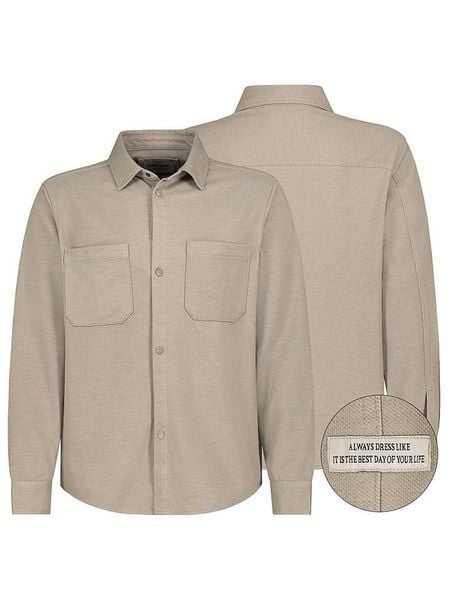 Eight2Nine Koszula w kolorze beżowym rozmiar: XXL. Brązowe koszule Eight2Nine, xxl, bez wzorów, bez kołnierzyka, bez ramiączek. Za 113.99 zł.