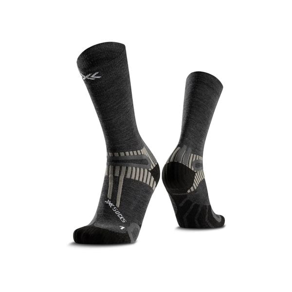 Skarpetki X-Socks Performe Merino Crew. Szare skarpety X-Socks, bez wzorów, z wełny. Za 172.50 zł.