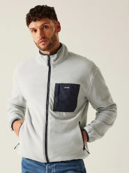 Regatta Kurtka polarowa "Frankie" w kolorze jasnoszarym rozmiar: 3XL. Szare kurtki Regatta, xl, bez wzorów, z polaru, bez kaptura. Za 100.99 zł.