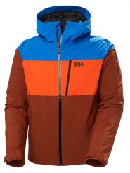 Helly Hansen Kurtka narciarska "Gravity" w kolorze ceglano-niebiesko-pomarańczowym rozmiar: S. Czerwone kurtki outdoor i hardshell Helly Hansen, s, bez wzorów, z materiału, bez kaptura. Za 545.19 zł.