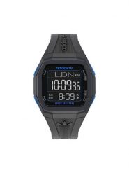 Adidas Zegarek Tech One AOST24564 Czarny. Czarne, cyfrowe zegarki Adidas. Za 349.99 zł.