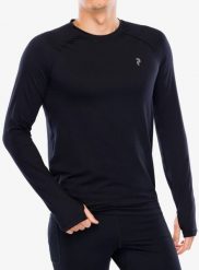 Bluza termoaktywna męska Peak Performance Spirit Crew. Czarne bielizna termoaktywna Peak Performance, na zimę, l, bez wzorów, z elastanu, bez ramiączek, narciarskie. Za 214.49 zł.
