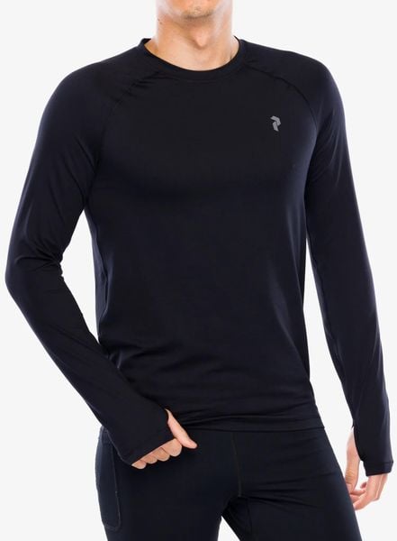 Bluza termoaktywna męska Peak Performance Spirit Crew. Czarne bielizna termoaktywna Peak Performance, na zimę, m, bez wzorów, z elastanu, bez ramiączek, narciarskie. Za 208.99 zł.
