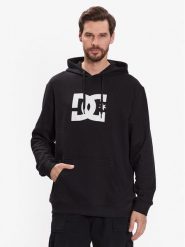DC Bluza ADYSF03099 Czarny Relaxed Fit. Czarne bluzy DC, m, bez wzorów, z bawełny, bez kaptura. Za 299.99 zł.
