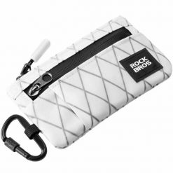 Portfel rowerowy na karty klucz z karabińczkiem Rockbros L002. Białe portfele ROCKBROS, bez wzorów. Za 49.90 zł.
