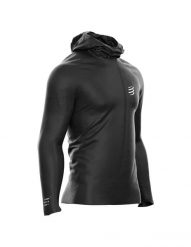 Kurtka do biegania męska Compressport Hurricane Waterproof 10/10 Jacket. Czarne kurtki Compressport, na zimę, m, bez wzorów, z materiału, z kapturem. Za 780.00 zł.